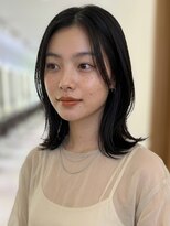 シータ 成増(THETA) くびれミディアムボブ20代30代40代◎前髪なし黒髪くびれ成増