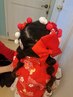 七五三女の子(３歳・被布)着付け・ヘアセット・ポイントメイクサービス￥9900