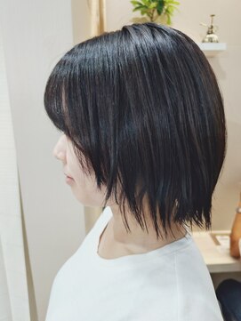 アンブル リュクス 池袋(amble luxe) レイヤーボブ/ダークブラウン