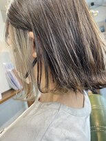 アースエレガンス 田町店(EARTH Elegance)&nbsp;インナーカラー×切りっぱなしボブ