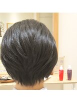 ナノハナ&nbsp;鹿沼で唯一本格ヘッドスパが出来る美容室　ツヤショート