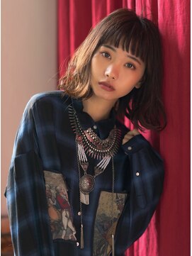 ディスオモテサンドウ 表参道(This OMOTESANDO) オン眉バングと外ハネボブは無敵可愛い！！