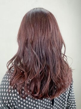 アイティー バイ アルバム 中野店(IT by ALBUM) ピンクブラウン_セミウェットウェーブオリーブカラー_ba306371