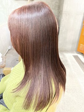 ロイジー(roijir) 【roijir 表参道】ストレートロング×ピンクカラー