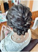 ねじりアップ 入学式や結婚式に♪