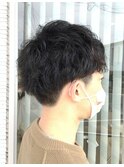 【AMAZING HAIR美沢店/桜井】メンズパーマ×刈上げショート