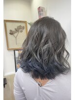 アミーバイオアシス(Amie by oasis)&nbsp;バレイヤージュ×ブルーブラック