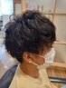 男性限定【パーマ】カット+眉カット＋パーマ 