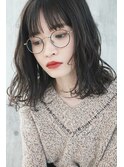 *透明感グレージュカラー×ゆるふわウェーブ*