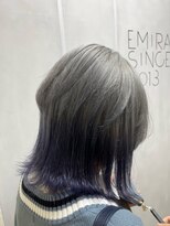 ナンバー エミライ 溝の口(N° emirai)&nbsp;ホワイトシルバー　パープルカラー