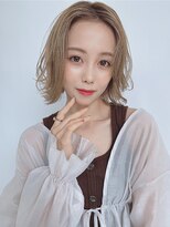 ルービック 難波(Rubik's)&nbsp;大人かわいいウェーブボブ/おしゃれ感◎/20代30代40代