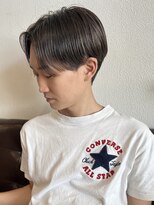 ミニ(mini)&nbsp;センターパート×グレージュカラー