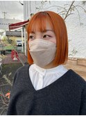 【酸性ストレート×ビビットオレンジ】