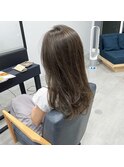 隠しハイライト×グレージュ