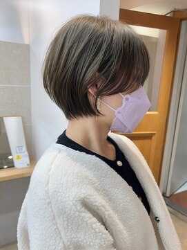 サンドシーン(sand scene) ＠thisiskaito表参道原宿/ショートヘア/ショートボブ/グレージュ