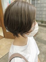 ジャストヘア ラポール 北久里浜店(just hair RAPPOR) 【佐々木 美香子】くすみカラー ハイライト ショート