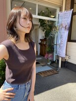 ガーベラ(gerbera)&nbsp;☆韓国風ミディアムレイヤー☆