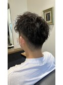 ツイスト×ツーブロック