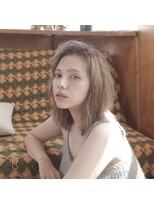 アンドレイ 表参道(andrey)&nbsp;[ANDREY]グレーベージュ/レイヤーロング/前髪パーマ黒髪カタログ