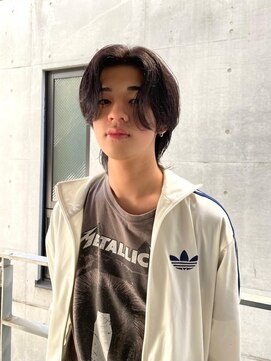 ガレージ バイ グリーン 原宿 表参道(Garage by green) 毛流れセンターパート