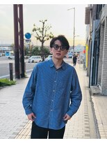 ラブハーツアンドビー マツヤマ(luve heart's And Be matsuyama) フェザーショートフェザーパーマスパイラルパーマセンターパート