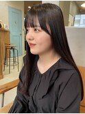 地毛風ストレート