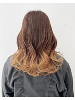 アライブ キチジョウジ(ALIVE Kichijoji) 【ALIVE吉祥寺】ミルクティーベージュブラウングラデーション