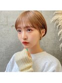 小顔ショート/マッシュショート/似合わせカット/ショートヘア