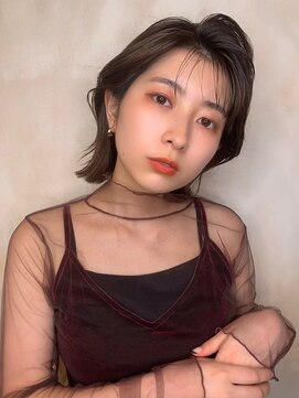 ニスル 上尾店(NISURU) 似合わせカット/大人ガーリー/ダークアッシュ/着物/上尾/上尾駅