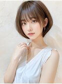 艶髪ショート ポテンツァ 髪質改善トリートメント+カラー