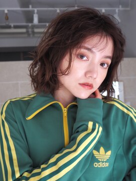 サンド 池袋 2nd(sand) #池袋#パーマスタイル#ミディアムレイヤーパーマ #ボブパーマ