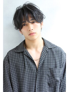 マルフェ 天王寺(marfe) 【marfe】メンズパーマ＿ミディアム＿カット＿無造作マッシュ