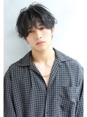 【marfe】メンズ_ミディアム_パーマ_マッシュ