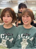 お客様Before &after ショートヘア/大人ショート/ショートボブ