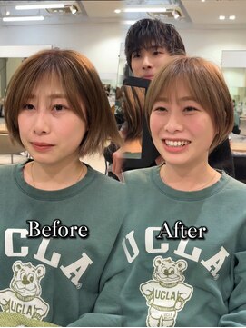 ビュー トウキョウ(VIEW TOKYO) お客様Before &after ショートヘア/大人ショート/ショートボブ
