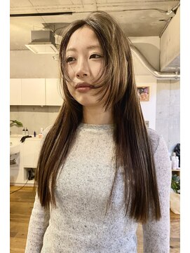 ハイジア(hygea) くすみベージュ☆マロンベージュ☆姫カットレイヤー[薬院/警固]