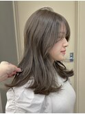 ブリーチなし オリーブベージュ くすみカラー