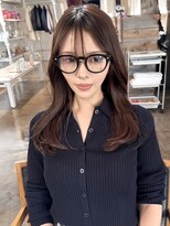 ニュート(Neut ) 暗髪ココアブラウンレイヤーカットメルティカラー