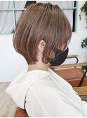 ショートボブ前髪ありイメチェン20代30代40代50代レイヤーボブ