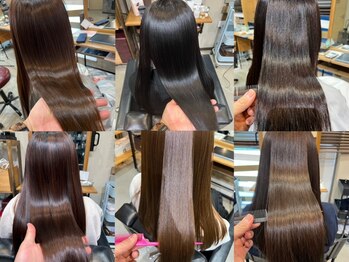 アリシアヘアー(ARISHIA hair)の写真/【那珂市】髪の内部にアプローチする髪質改善トリートメントで美髪に！内側からまとまる憧れの艶髪が叶う♪