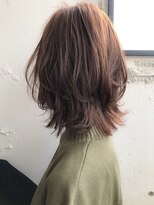 ホワイトブロンド艶感くせ毛風カール小顔カット#230f0326