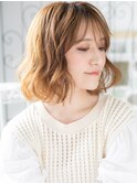 浦和/髪質改善/フレンチカジュアル!ハイトーンカラーボブパーマe