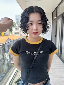 ホロ(hollo) ボブパーマプードルパーマ