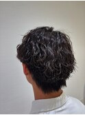 メンズマッシュ なみまきパーマ