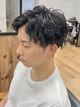 デプト(DEPT.) ツイストスパイラルパーマ波巻きスパイラルパーマセンターパート