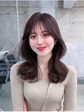 フィヴェント(Fivent) 美髪韓国レイヤーイメチェン夏ハイライトカラーくびれヘア