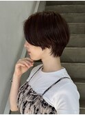 ショートカット/髪質改善縮毛矯正白髪ぼかしレイヤーカラーボブ