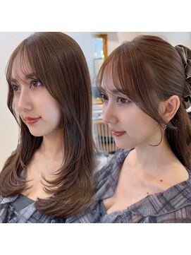 ロンドアベニール 北千住(Lond avenir) 姫カットレイヤー/レイヤーカット/顔周り/韓国/髪質改善北千住