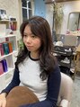 サンクチュアリー 千里山(Sanctuary) ガッツリ海外風レイヤースタイルで巻き髪も可愛くなります