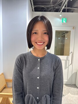 ローウェ 京都四条河原町(Louwe) 切りっぱなしボブ/BOB/ストレートボブ/ミニボブ/四条河原町